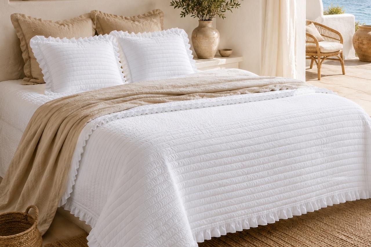 colcha marella white