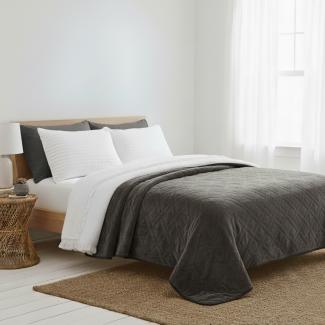 manta sherpa gris haradeco