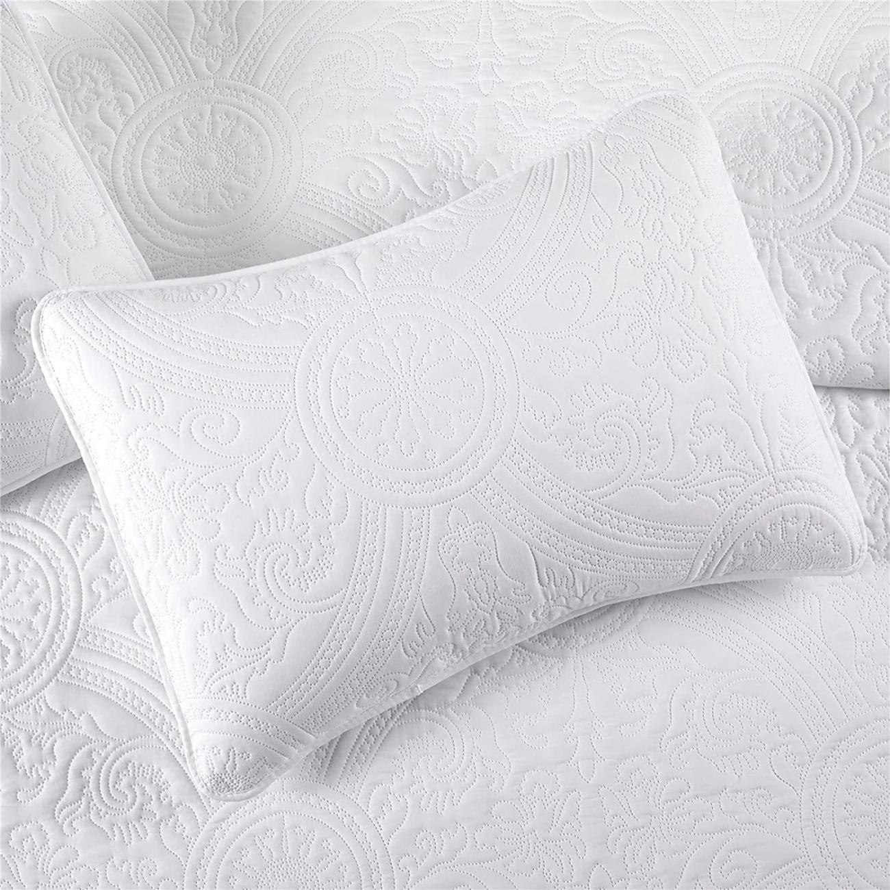 colcha cama 180 blanca