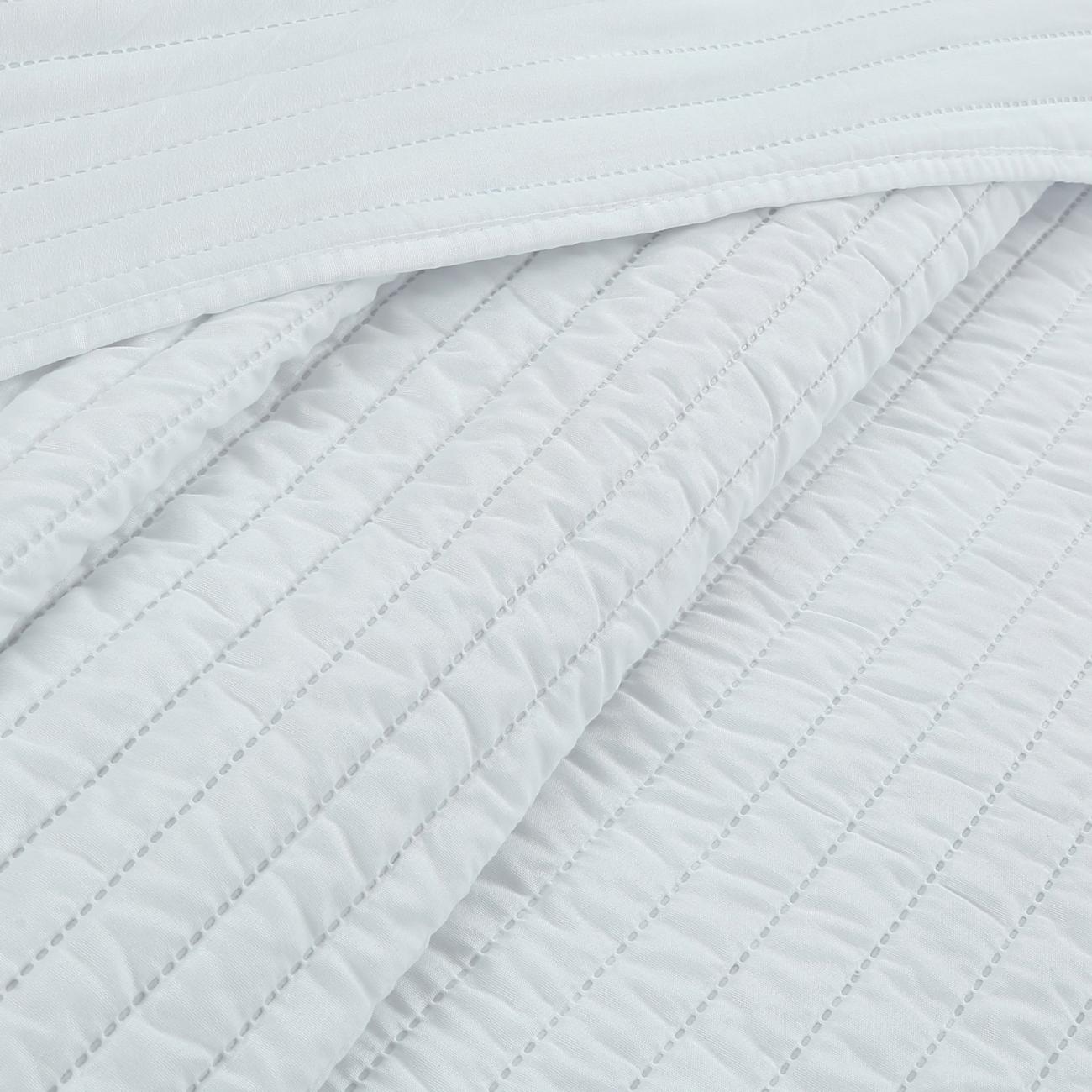 Rayas blanca cama 90