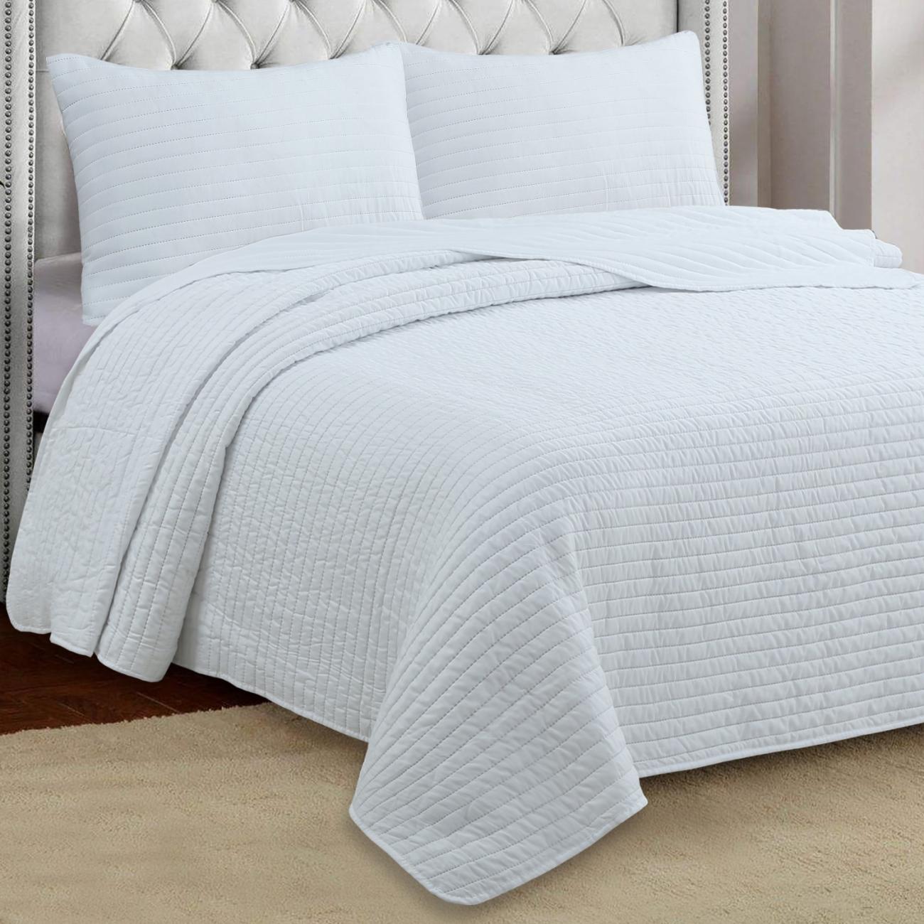 Rayas blanca cama 90