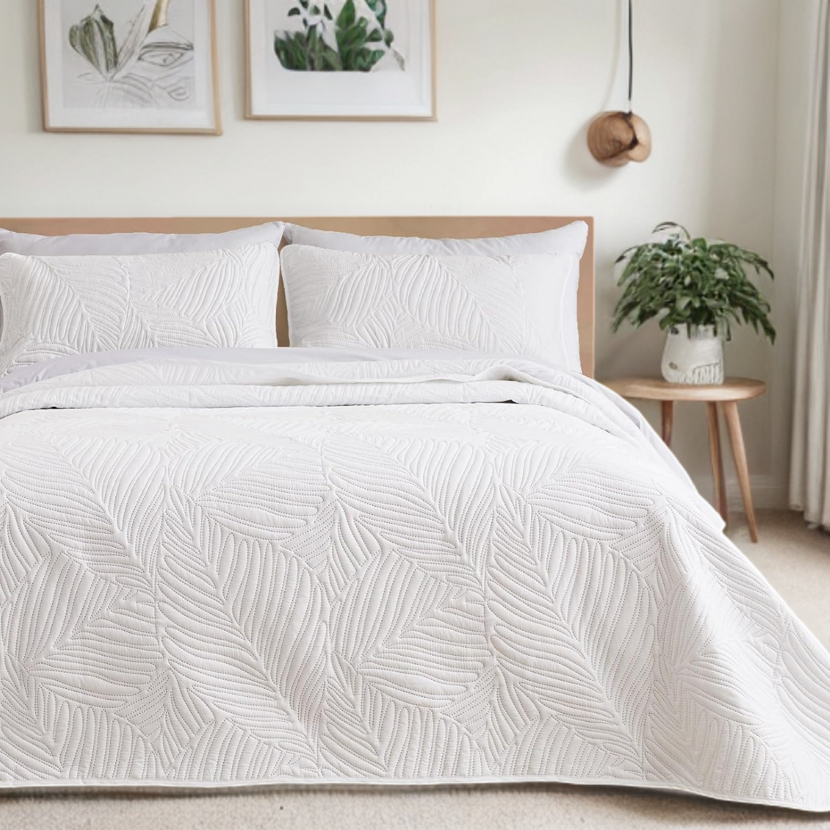 colcha cama 90 blanca