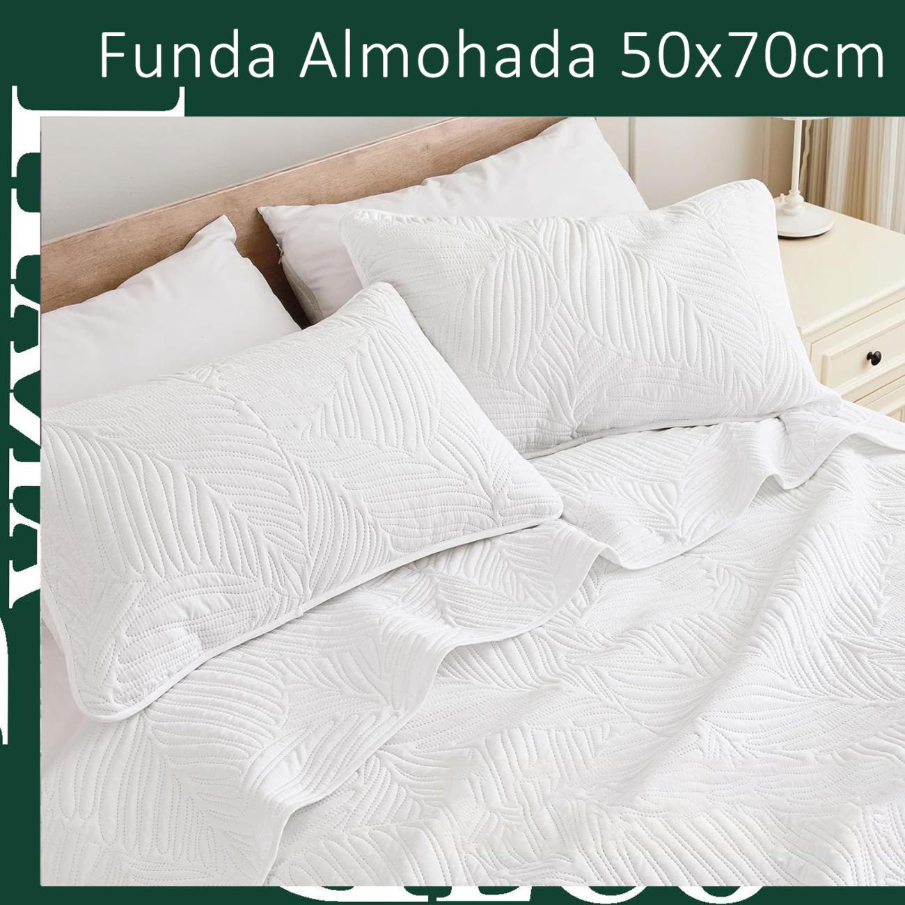 colcha cama 105 blanca