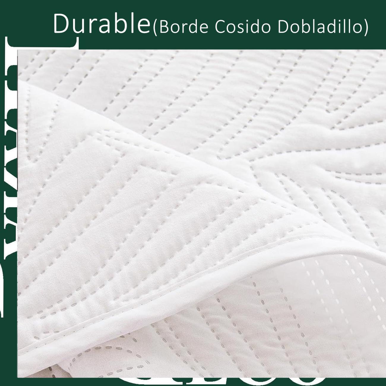 colcha cama 90 blanca