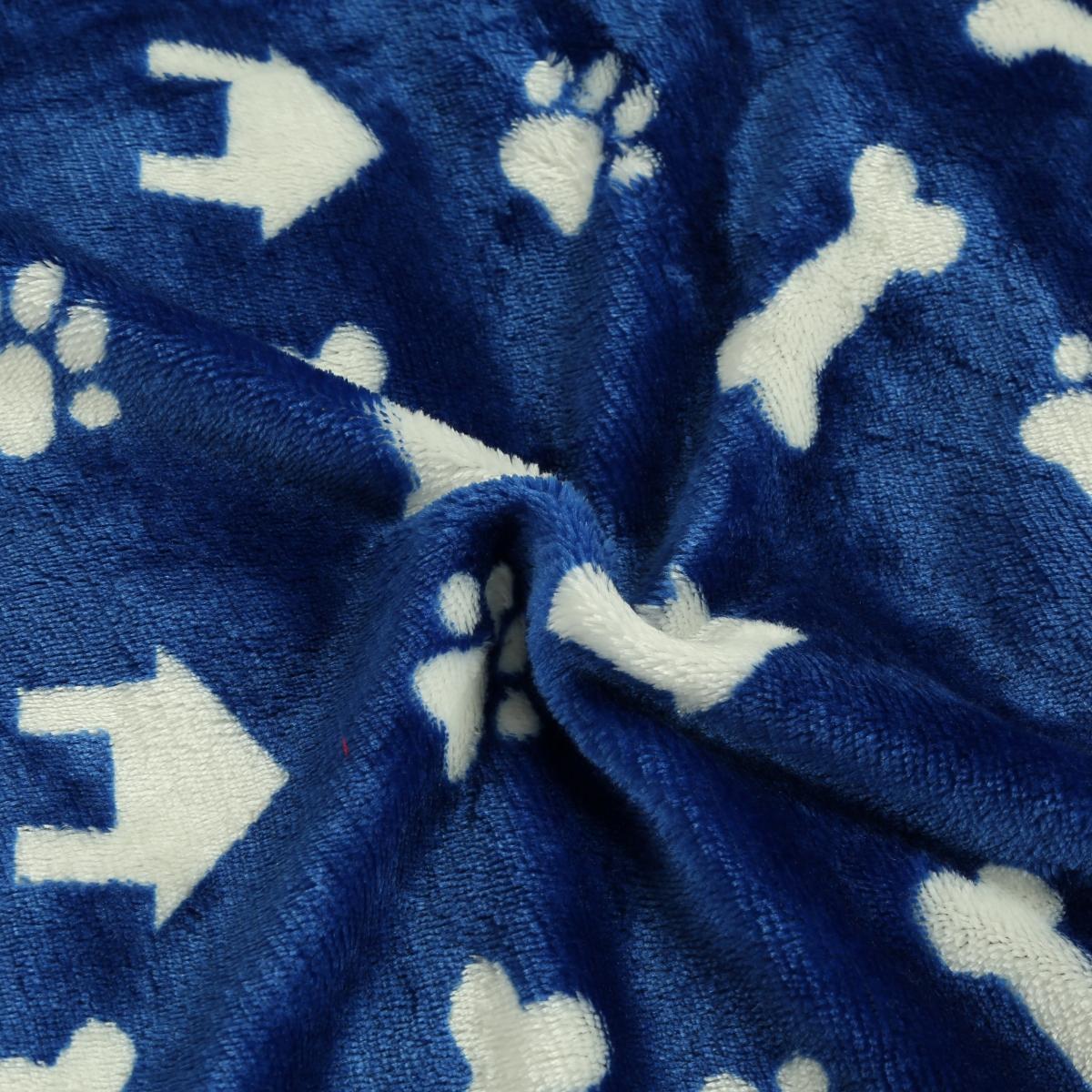 manta mascota invierno azul borreguito