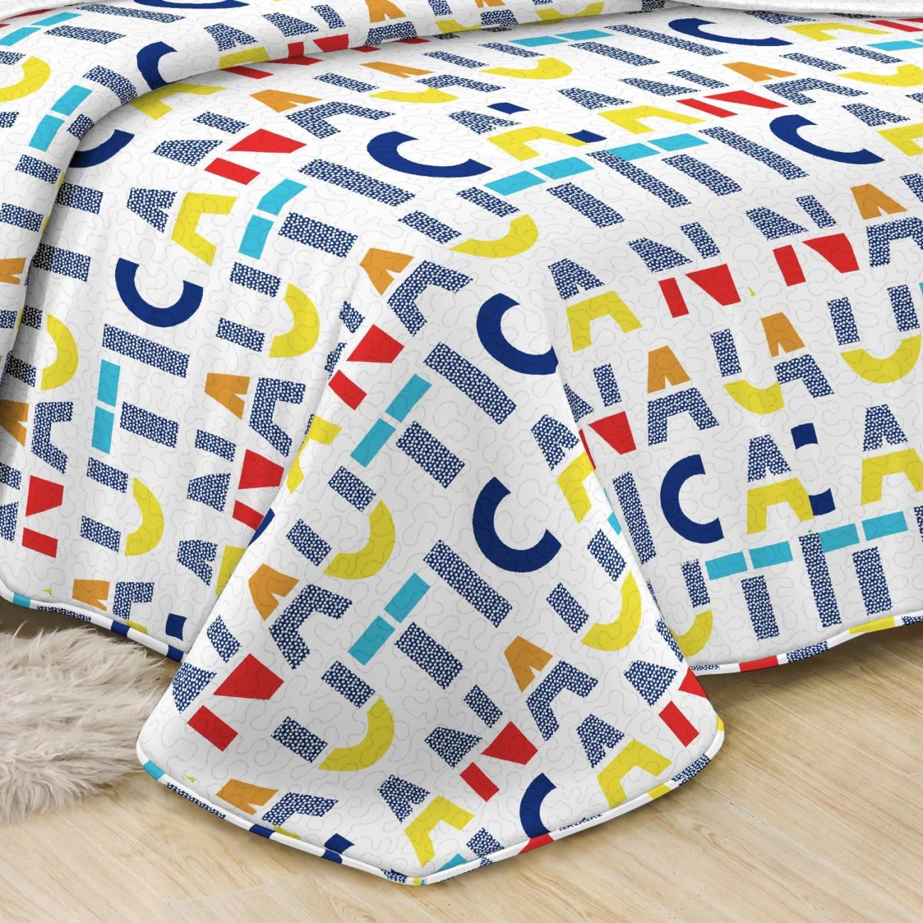 colcha bouti estampado moderno para cama 135