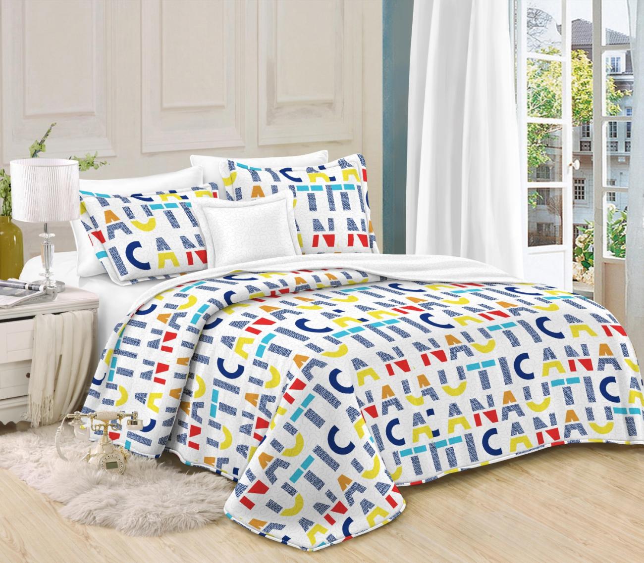 colcha bouti estampado moderno para cama 135